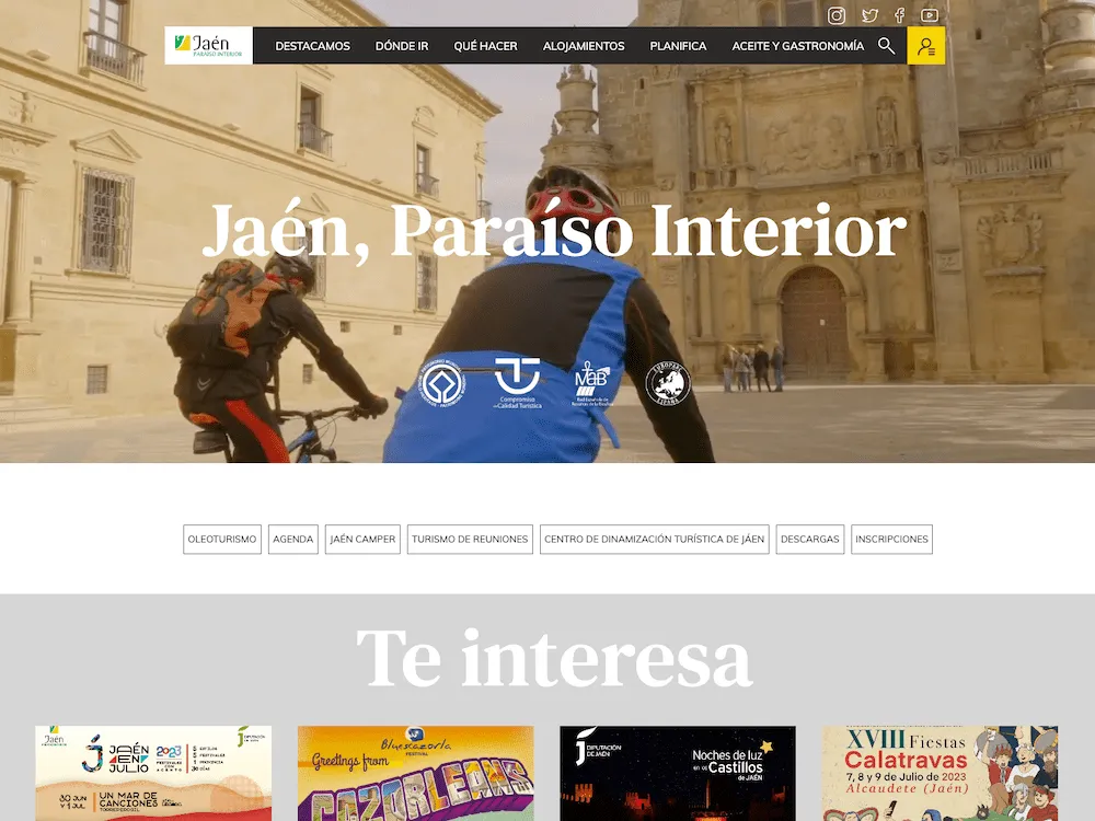 Web para la promoción turística de la provincia de Jaén