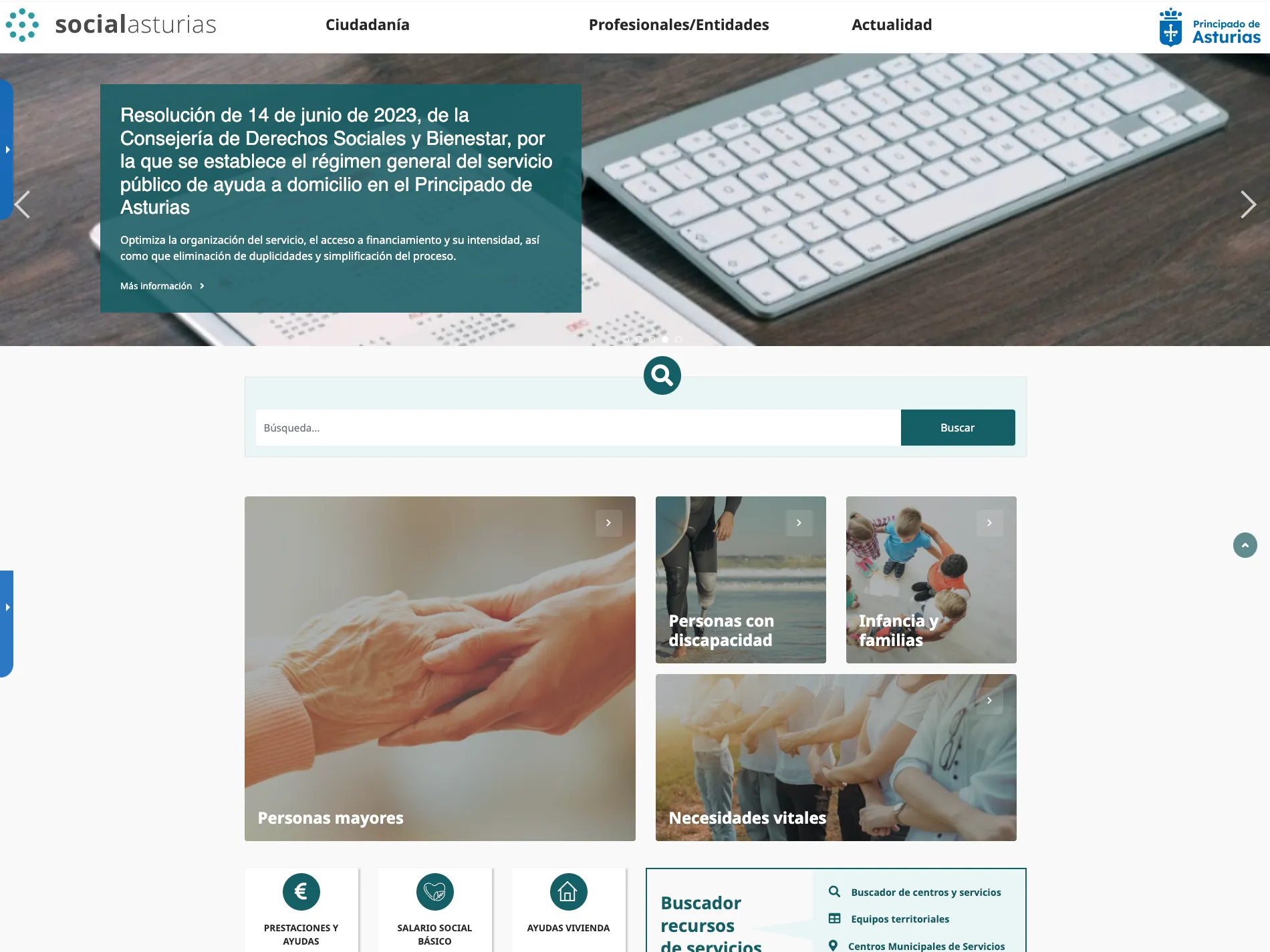 Consejería de Derechos Sociales y Bienestar del Principado de Asturias